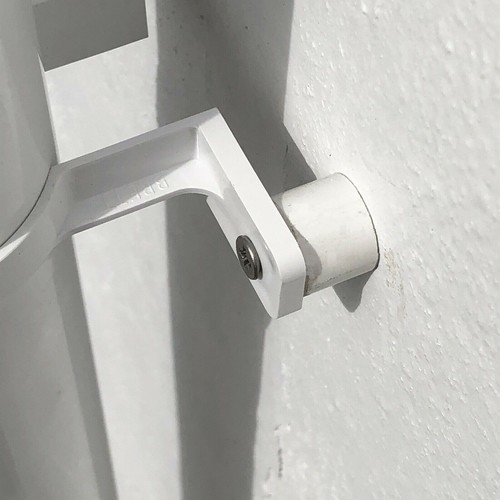 Plastic spacers for down pipe - for,