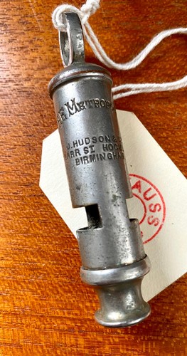 Metropolitan police whistle - police,
