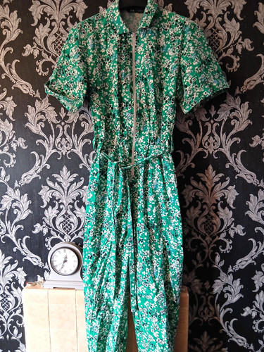 Zara women green floral - green,