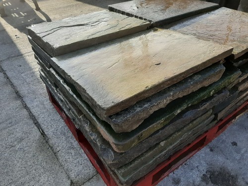 York stone slabs flags - , top