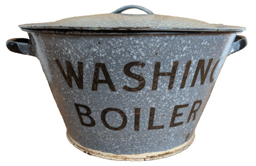 Vintage enamel washing - enamel, boiler
