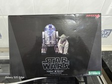 Star Wars Kotobukiya Yoda & R2-D2 Dagobah Pack ARTFX 1/10th Scale Model complete