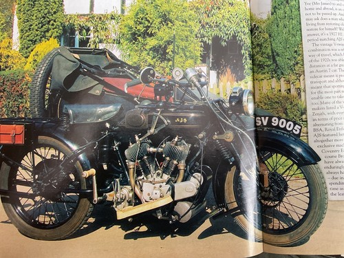 Ajs sidecar outfit - ajs,