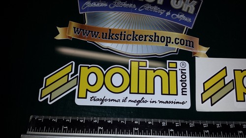Polini custom yellow decals - 2x,
