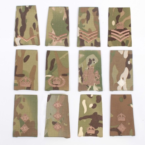 British multicam rank - rank, slide