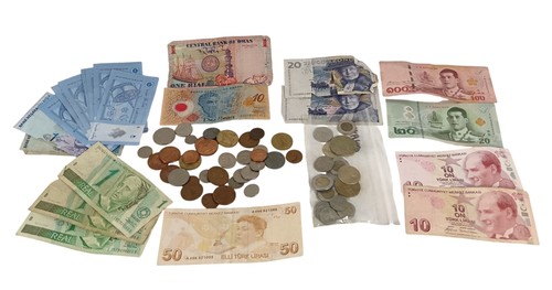 Mixed currency collection - currency,