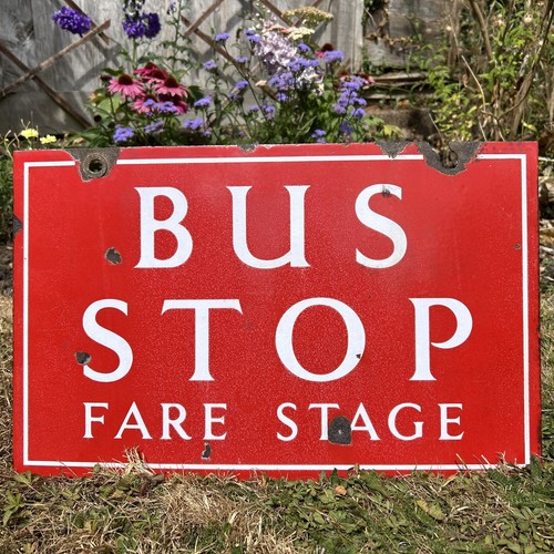 Vintage original bus - bus, stop