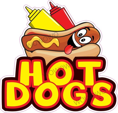 Catering van unit sticker - , hot