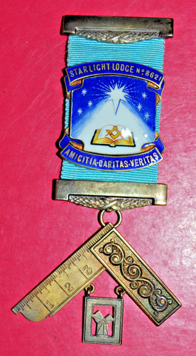 Masonic past master jewel - past,