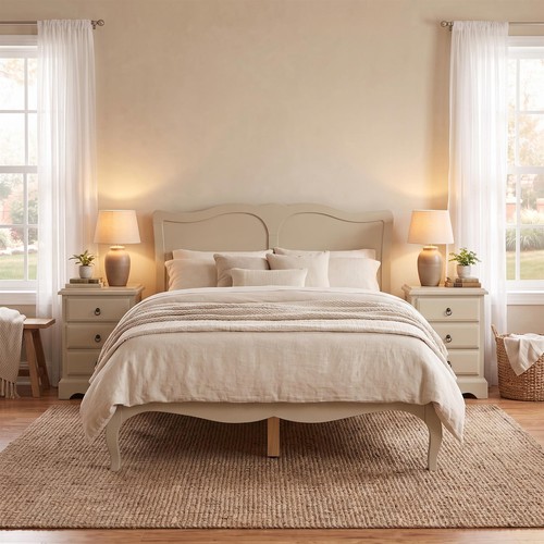 Cream bedroom furniture french - cream,