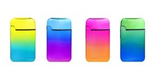 Colourful Gradient Jet Flame PROF Windproof Lighters Rare Cool Clipper Zippo