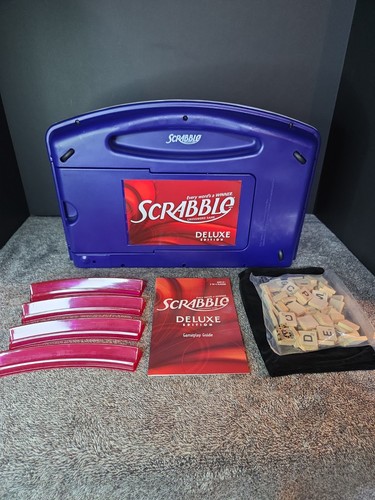 Scrabble deluxe travel blue - deluxe,