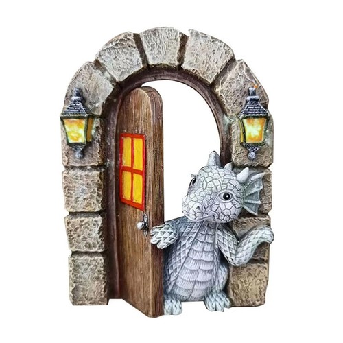 Garden resin dragon statue - garden,