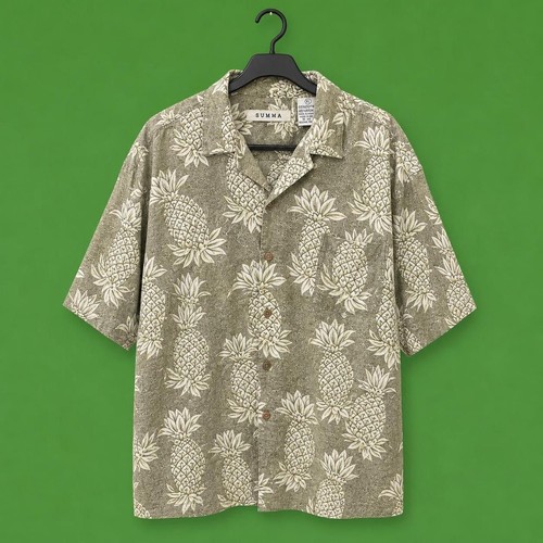 Summa pineapple print shirt - pineapple,