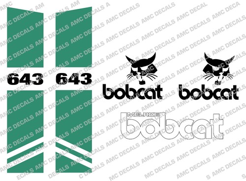 Bobcat 643 skid steer decal - bobcat,
