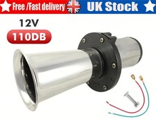 FOR KLAXTON AHHOOOGAH OLD STYLE VINTAGE AIR HORN CHROME KLAXON CAR Truck 12V UK