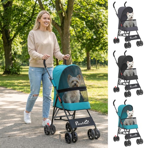 Pawhut foldable dog - pawhut,