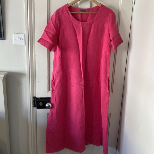 Oska linen dress size pinky - oska,