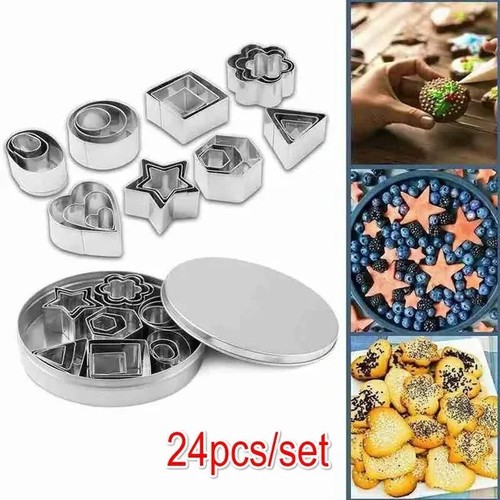 Mini cookie cutter - set, 24pcs