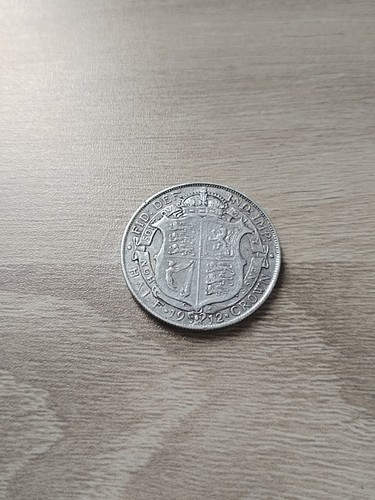 1912 king george half - 1912, crown