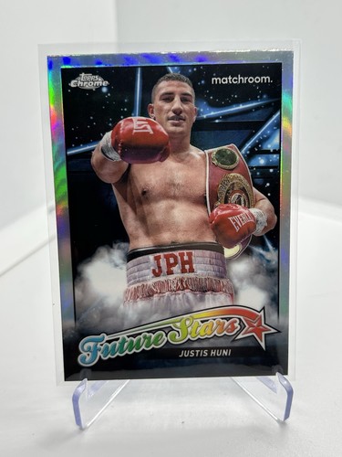 Justis huni topps chrome - justis,