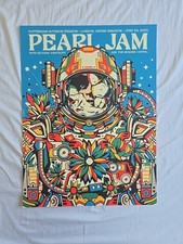 PEARL JAM poster London show 29th June 2024. Cancelled Show. VAN ORTON BROS