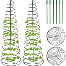 2x Spiral Plant Support Stake