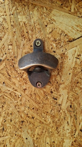 Wall mounted bottle opener - bottle,