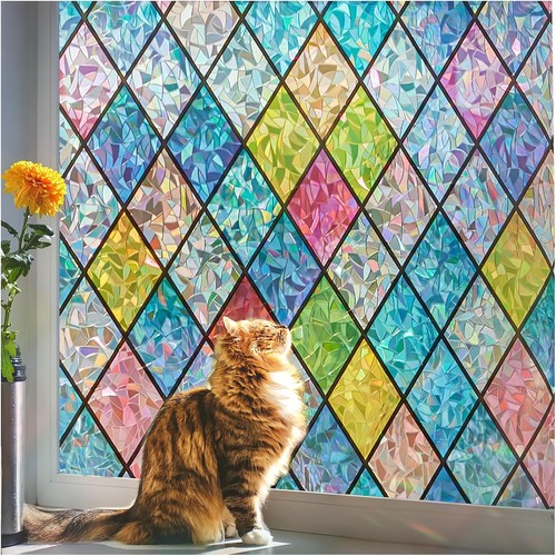 Rainbow window film privacy - rainbow,