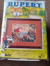 Rupert Bear part print vintage