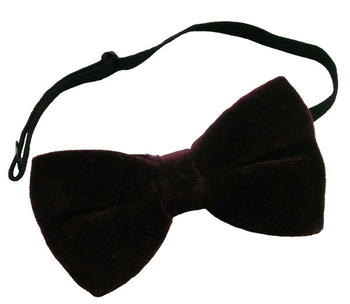 Velvet bow tie mens - velvet,
