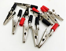 Insulated Crocodile Clips 5A Electrical Battery Connectors Alligator Clamps