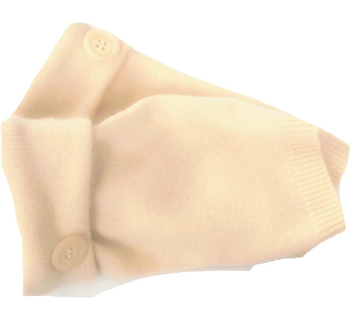 Fingerless gloves yellow tan - gloves,