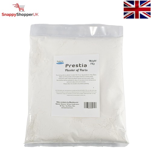Fast setting 1kg white plaster - white,