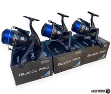 3 NEW LARGE BLACK PRO 70 FD SEA FISHING LIDSTERS BEACH PIER REELS BLUE LINE 7000