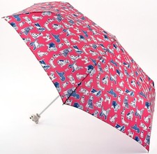 Cath Kidston Minilite-2 Folding Umbrella - Squiggle Dogs- New
