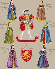 Henry VIII & 6 Wives Cross