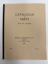 Rolls-Royce Catalogue of Parts