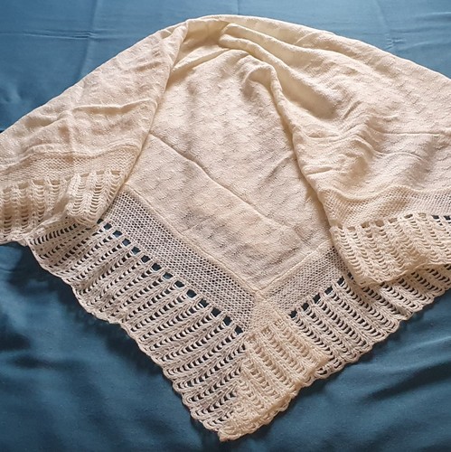 Vintage 1958 cream lace - lace, baby