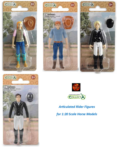 Horse rider toy action figures - horse,