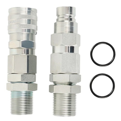 Flat quick connect coupler - quick,