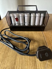 Carmen K 7+7 Heated Rollers Vintage Hair Curlers Styling Boxed Hairdressing Prop