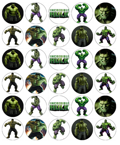 Marvel hulk edible wafer - edible,