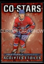 ?2025-26 UD Tim Hortons CO-STARS NICK SUZUKI & COLE CAUFIELD HOLO INSERT #CO-4