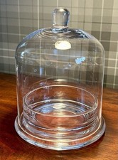 Vintage Bell Jar Hand Blown Glass Scientific Equipment Display Cloche Dome