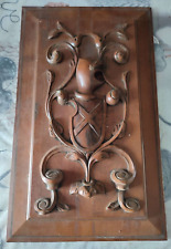 23" French Antique Architectural  Gothic Soldier Knight Panel Door Solid