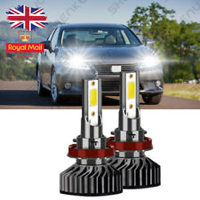 For Lexus CT200H GX HS250H IS250 -2X H11 H9 6000K Bright LED Headlight Bulbs Set