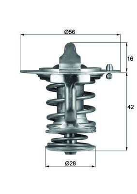 Thermostat coolant mahle tx - thermostat,,