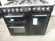 Smeg Range Cooker Black TR103BL 100cm Dual Fuel A Graded (CH-2591)