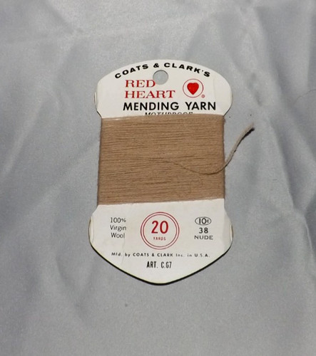Red heart virgin - wool, mending